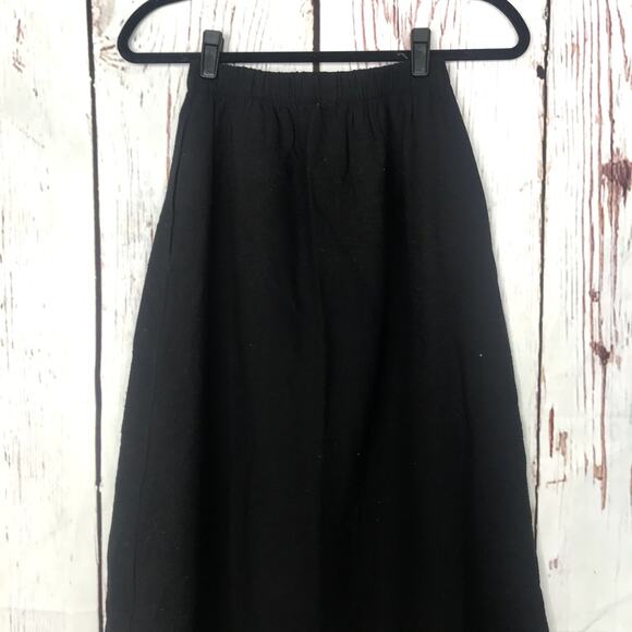 Hackwith Design House Swing Tie black cotton skirt - Picture 6 of 10
